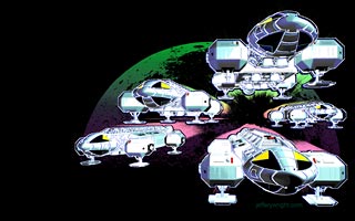 Space Moonbase Alpha 1999 Desktop