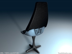 modern contemporary retro futuristic saarinen star trek tos burke seat chair swivel 115