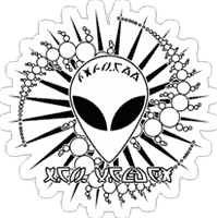 Roswell New Mexico UFO Alien Stickers