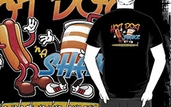 Hotdog shake drive in theater food 50's hoodie t-shirt jersey