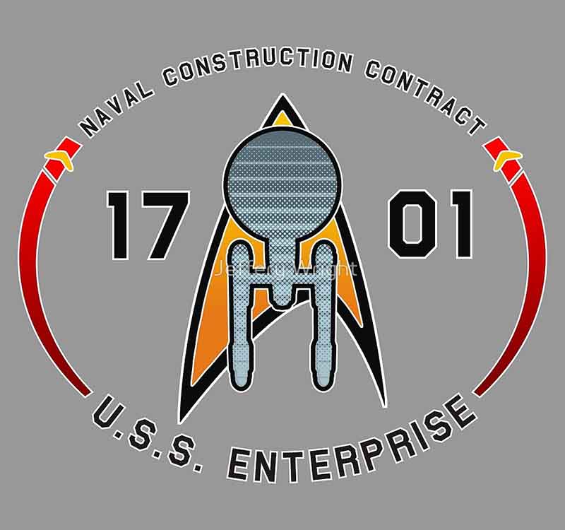 star trek ncc 1701 uss enterprise tos tee shirt