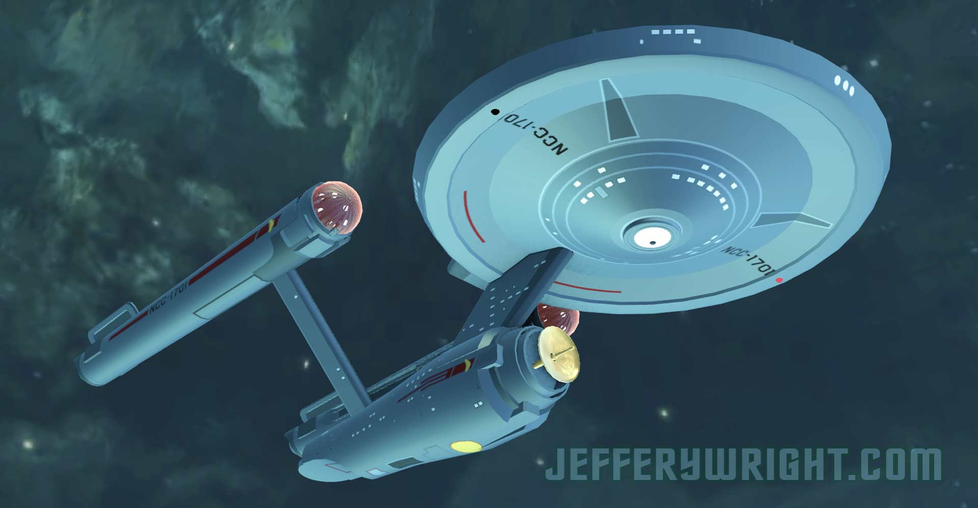 Interactive 3D USS Enterprise
