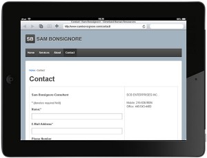 small business website services design cleveland akron internet ipad mobile tablet designer